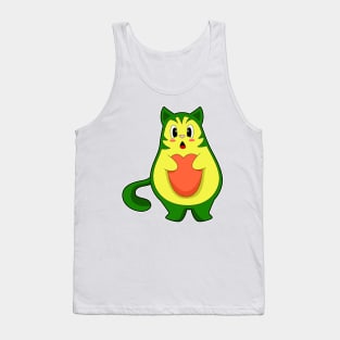 Cat Avocado Tank Top